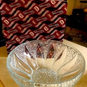 Bohemia crystal punch/fruit bowl